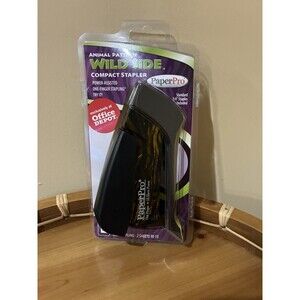 Paper Pro Compact Stapler 15 Sheet, One Finger Stapling Jam Free Animal Pattern
